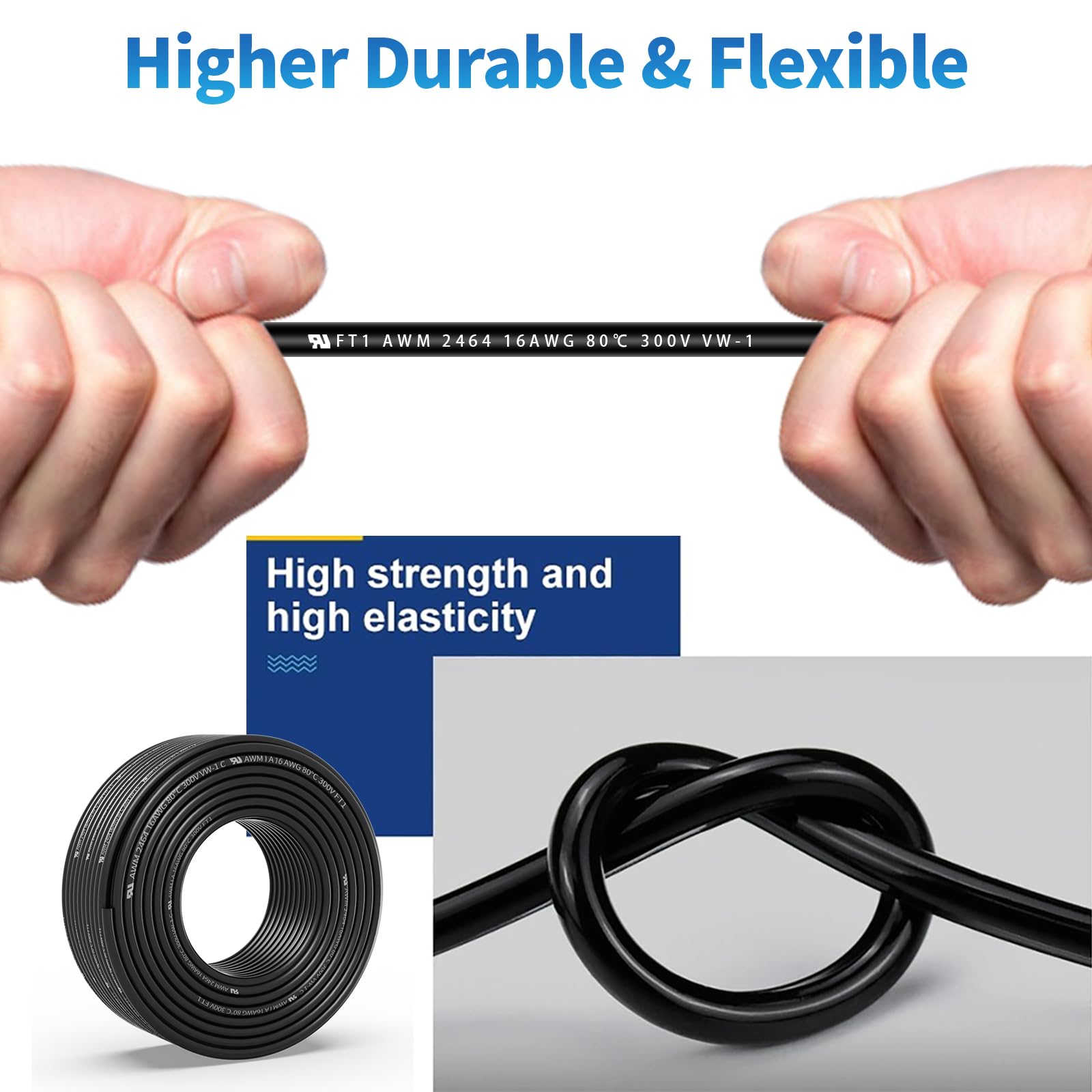 Amazon.com: 16 Gauge 2 Conductor Shielded Wire 25FT, UL2464 16 AWG